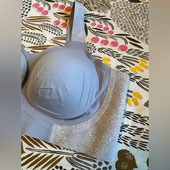 Evelyn & Bobbie Beyond Bra Moonstone Lace Purple Padded Size 2XL Plus LIKE NEW - Picture 4 of 8